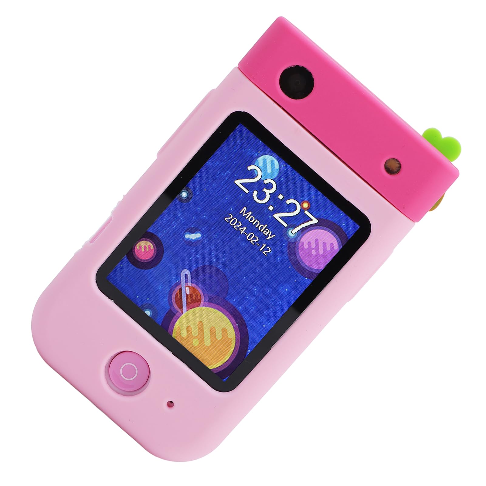 Smart Phone per Bambini Giocattolo, Touchscreen da 2,8 Pollici 1080P Smart Phone per Bambini, per con Giochi Educativi Lettore Musicale Lettore Video per 3 10 Attività di Viaggio (PINK)