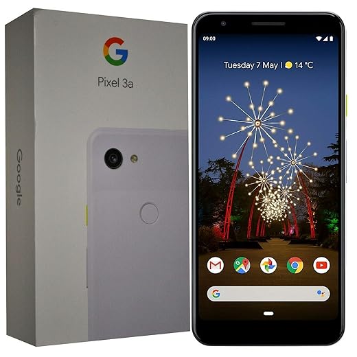 Google Pixel 3A (2019) G020F 64GB Factory Unlocked SIMFree Smartphone (Purple-ish) - International Version
