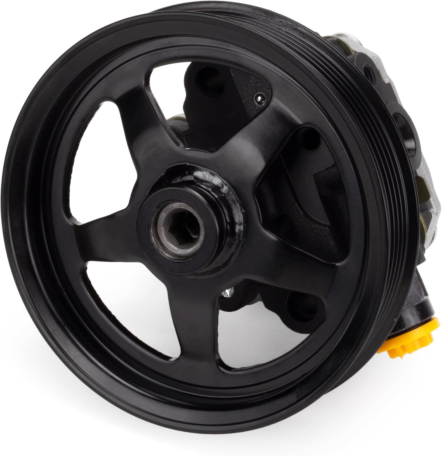 Power Steering Pump, with Pulley, Compatible with Dodge Durango 2000-2003, Dakota 2000-2004, 3.7L 4.7L, Replace # 19318632, 52106253AF