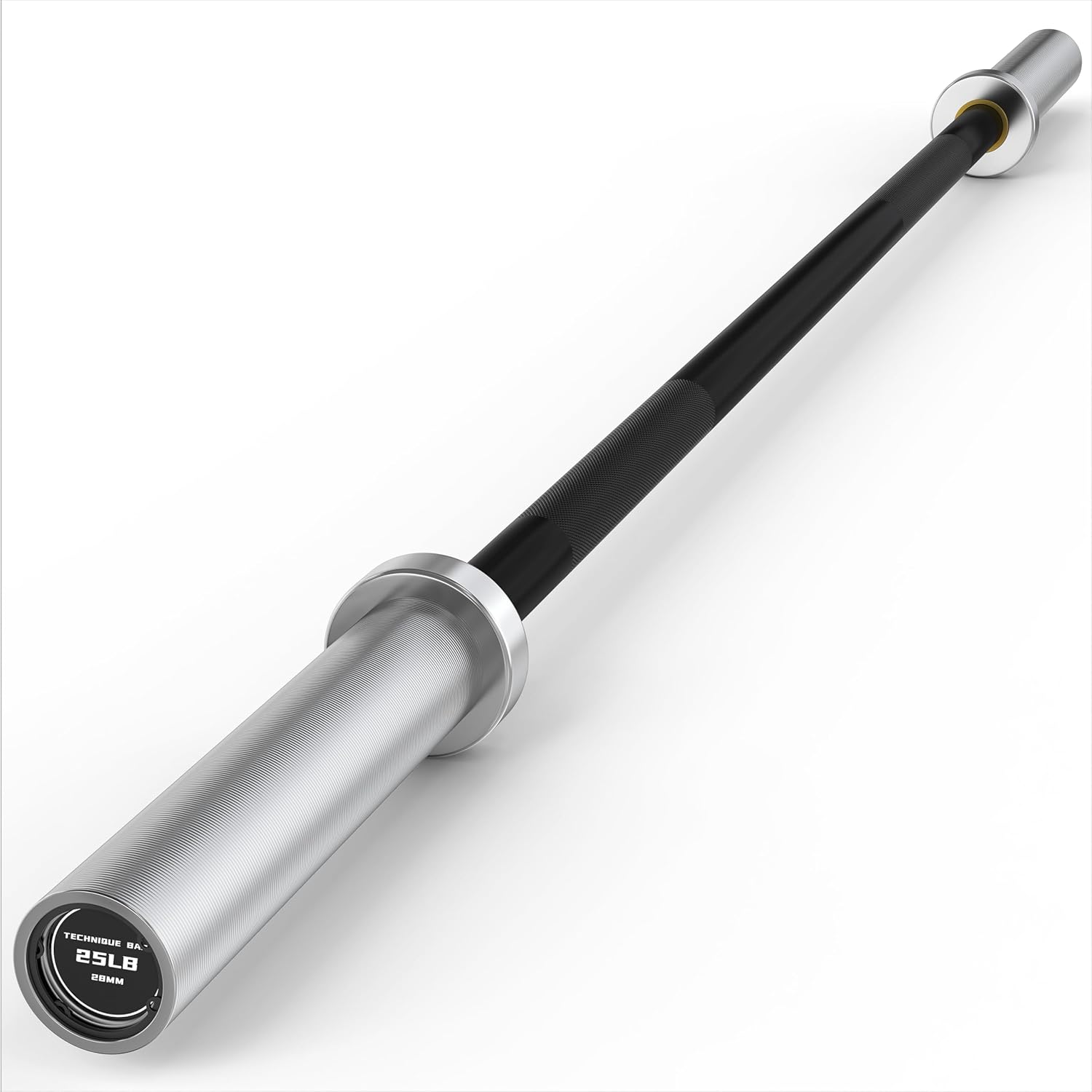 HANDBODE 2 Inch Olympic Barbell Bars | 4 ft, 5 ft, 6 ft, 7 ft | Multiple Options, Weight Bar for Bench Press, 500 lb to 1000 lb Capacity, Hard Chrome, Knurled Grip, Strength Training Weightlifting