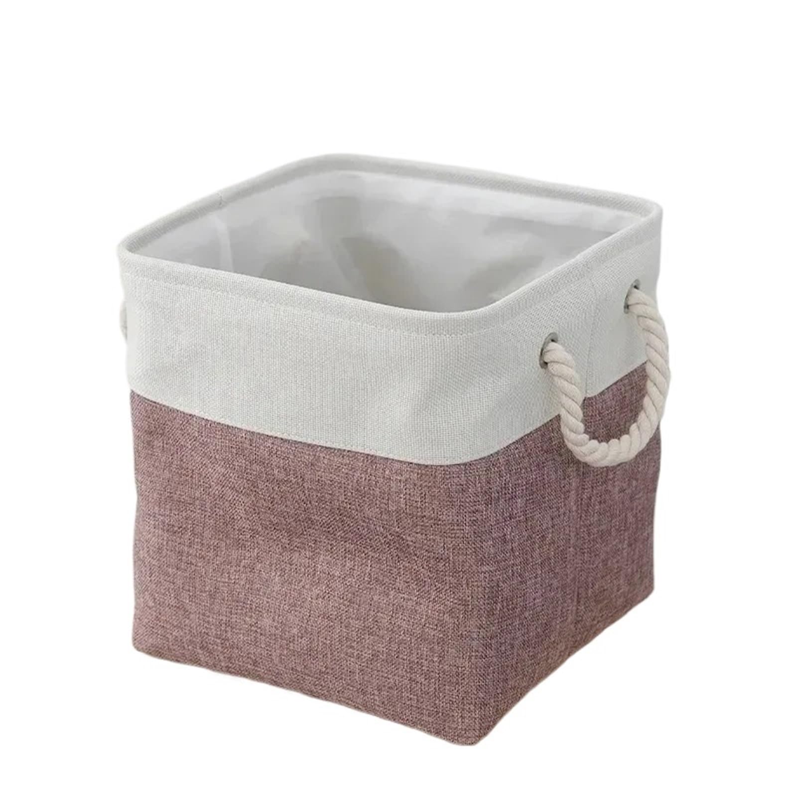 Home Supplies Sundries Sorting Basket Folding Linen Organizer Box Underwear Socks Storage for Laundry(Color3)
