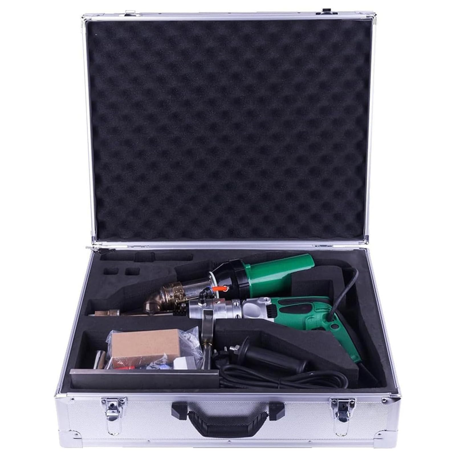 Pistola Soldadora Extrusión Manual 1600w,Máquina Soldadora Tubos PVC,Pistola Soldadora Plástico Aire Caliente Doble Calentamiento,para Soldar Tuberías Hdpe PP O Tanques Agua