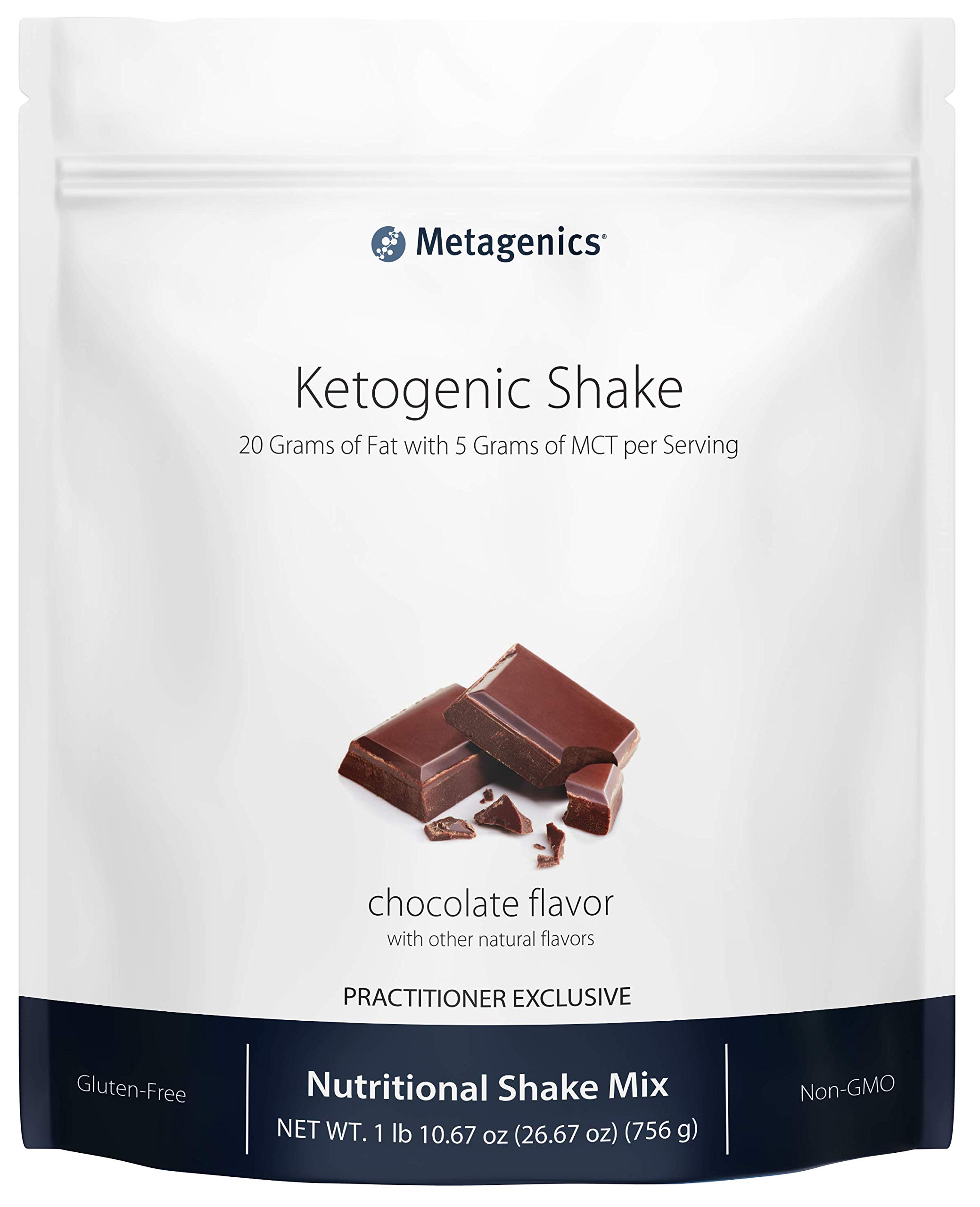 Metagenics Ketogenic Shake – 20 Grams of Fat with 18 grams of protein and 5 Grams of MCT per serving