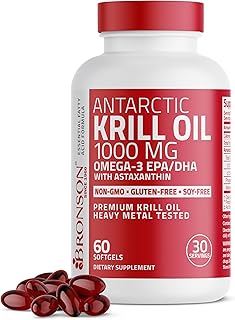 Bronson Antarctic Omega 3s Astaxanthin Softgels