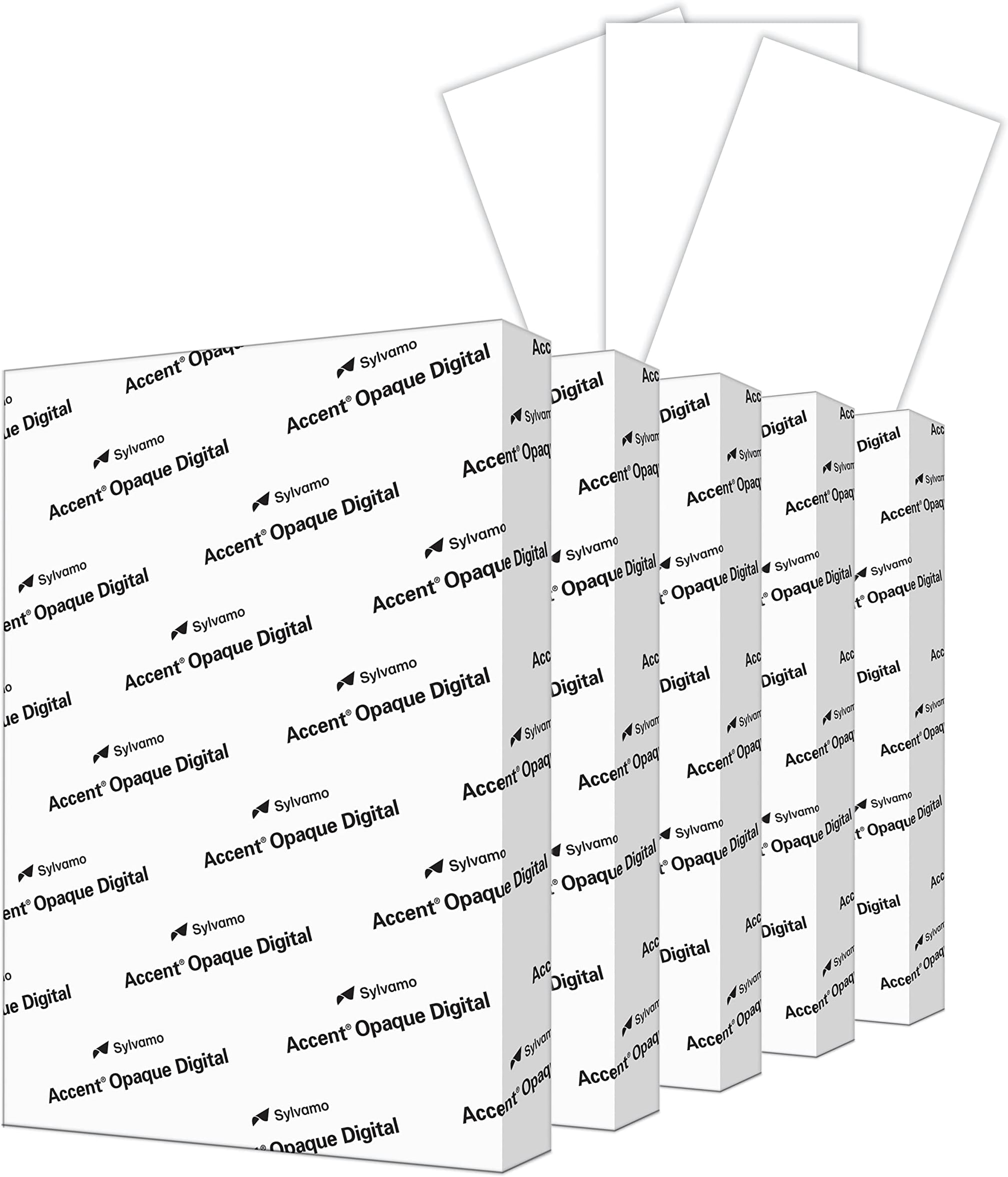 Accent Opaque White Printer Paper, 13” x 19” 32lb Bond/80lb Text Copy Paper – Premium Super Smooth Computer Paper, 97 Bright, 118gsm – Ideal for Ink Heavy Printing – 189035C – 1,500 Sheets (5 Ream)