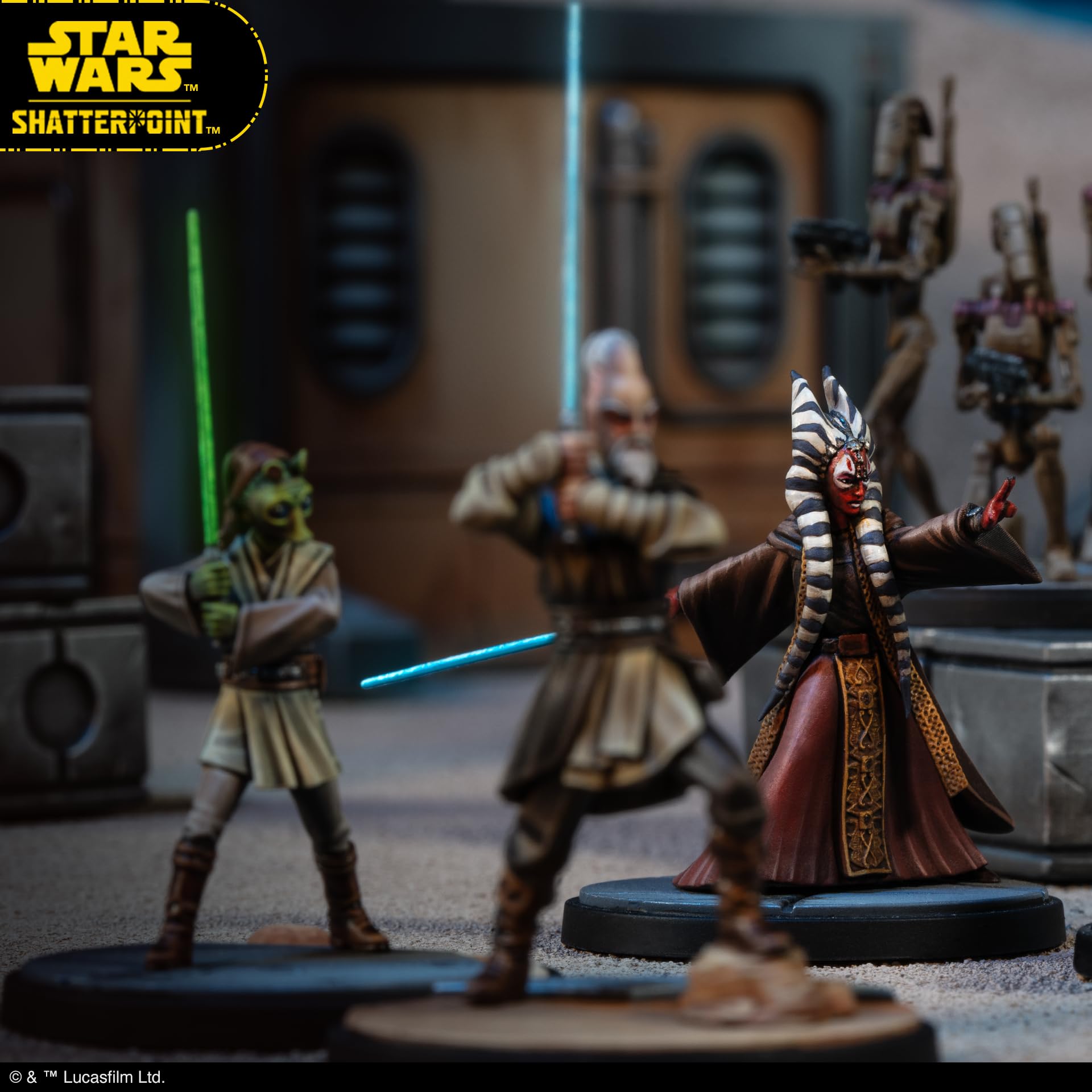 Star Wars Shatterpoint Wisdom of The Council Squad Pack Tabletop Miniatures Strategy Game Ages 14+ 2 Players 90 Min