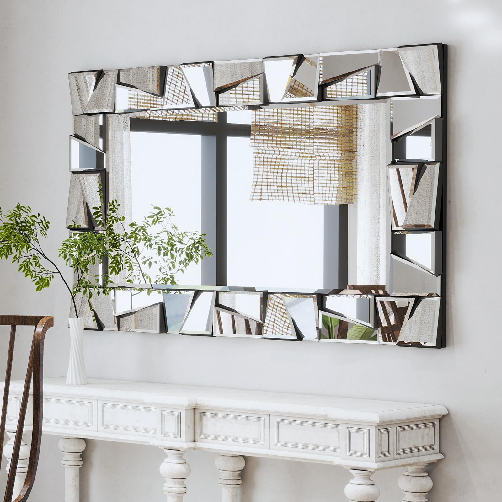 Amazon.com: Chende Decorative Mirrors for Wall, 47'' x 32'' Large