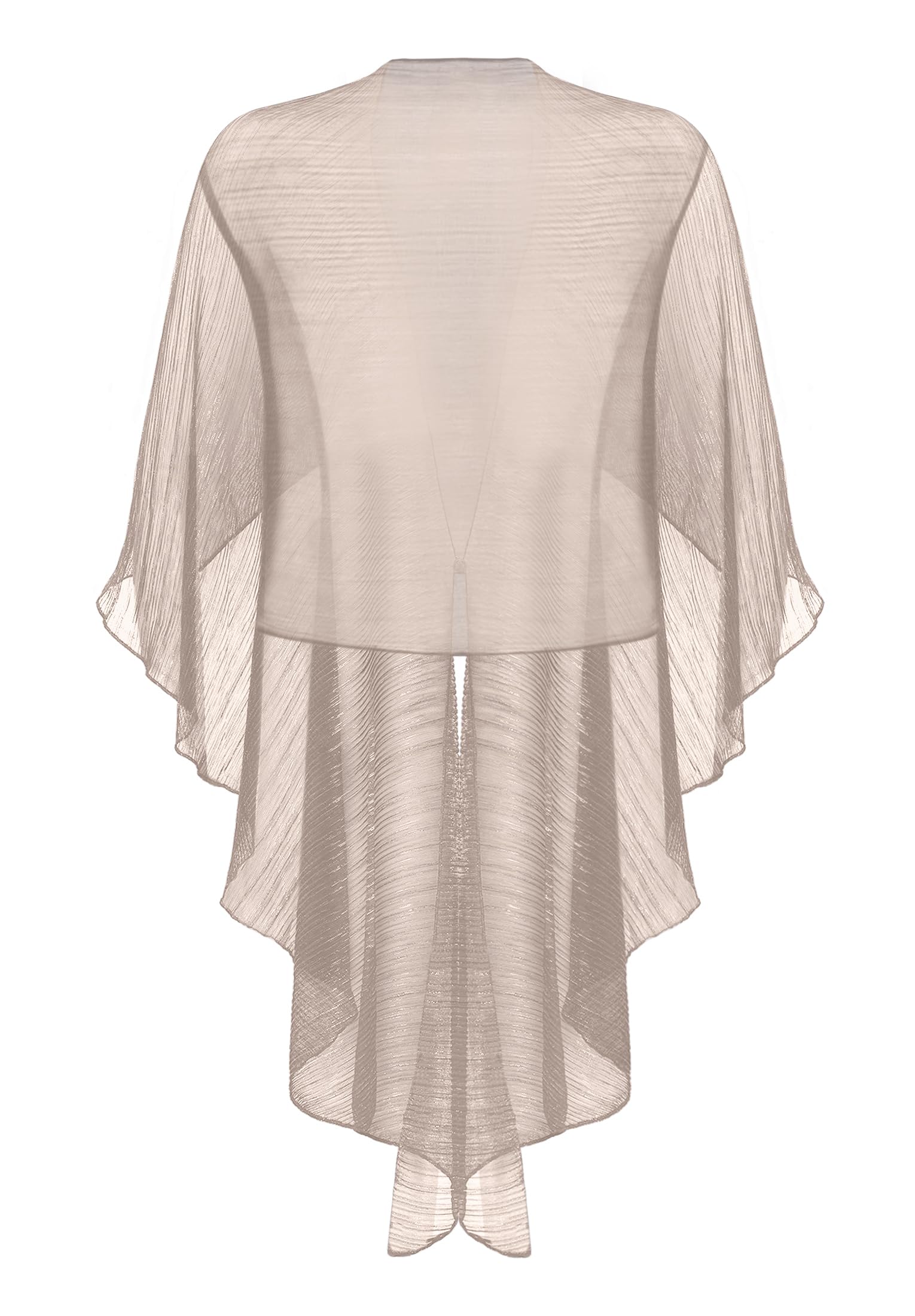 Vera Mont Damen Cape im Glitzer-Look