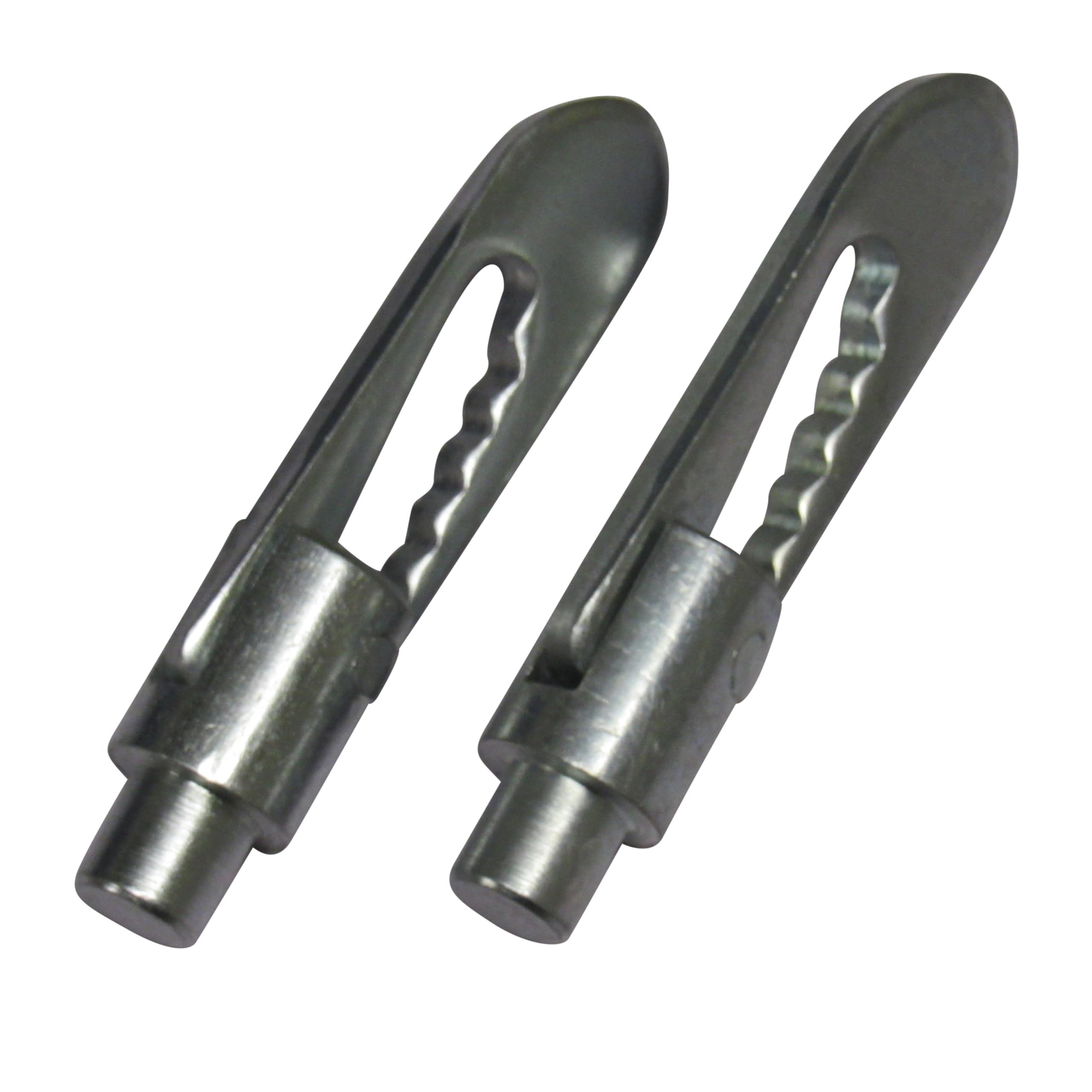 Antiluce Fasteners Drop Lock Pins x2 (8MM - 12MM Anti Luce Catch Latch Trailer Bolt) (12MM Weld On Pin)