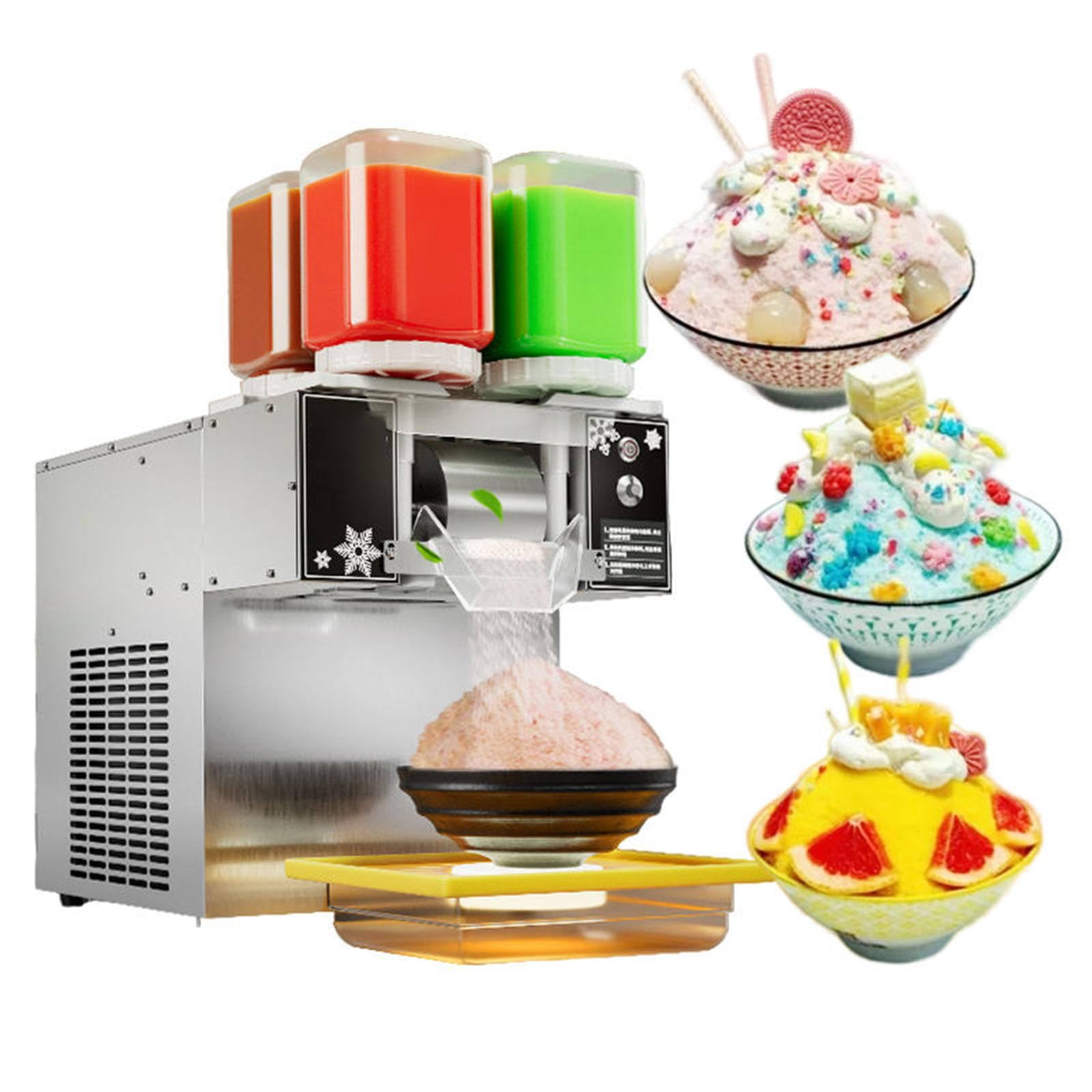 Air Cooled Snowflake Ice Machine,Small Snow 4 Flavors,Snow Ice