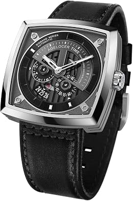 AGELOCER Men's Watch Analog Mechanical Stainless Steel Luxury Watches Analog Wristwatch Man