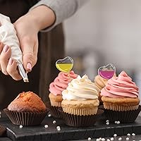 Vista 3 de [Estilo Bola] 50 piezas de 4 ml de pipetas de transferencia de plástico desechables para cupcakes. Cuenta con gotero líquido para cupcakes