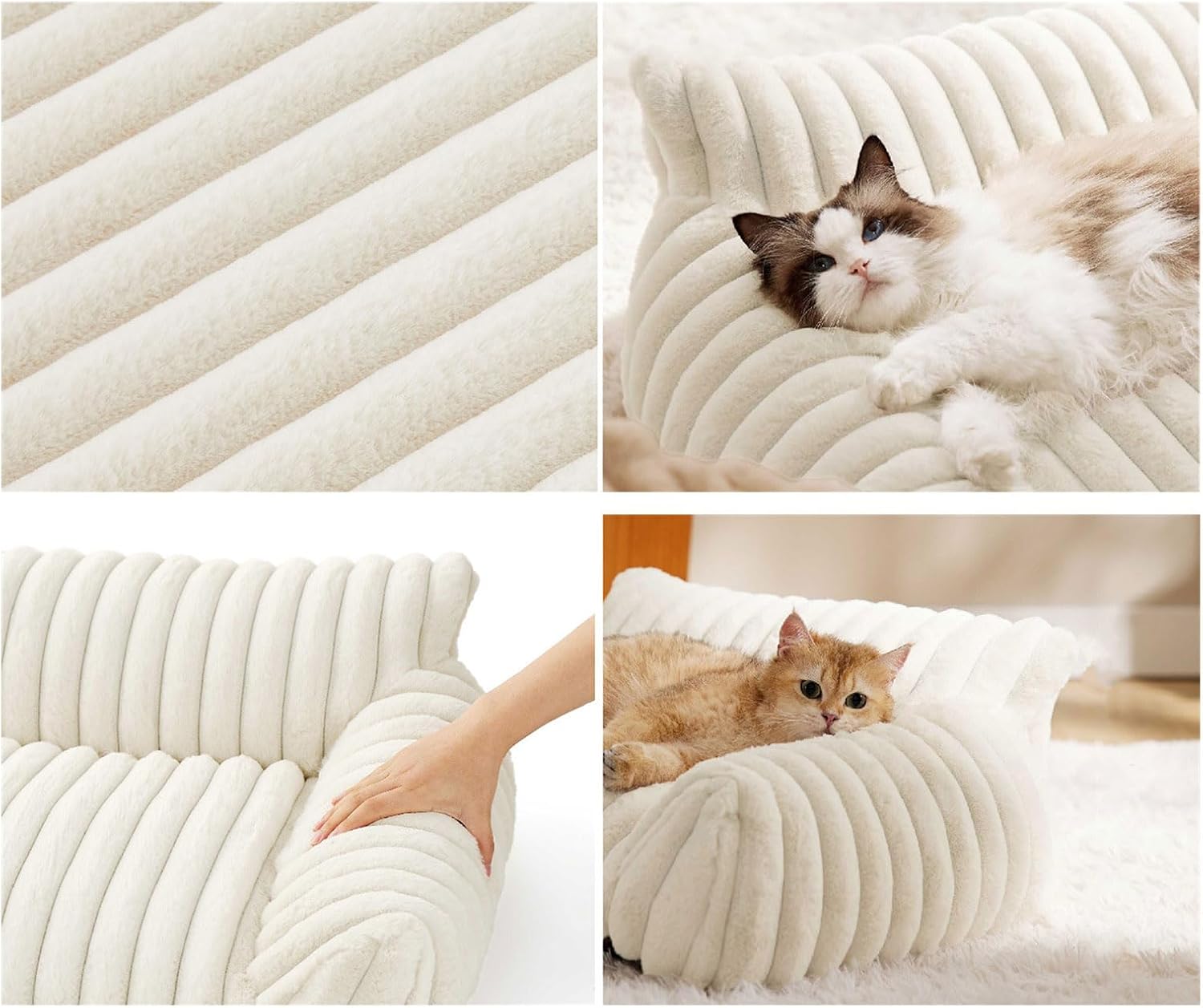 Dog Puppy Cuddle Bed Lounger Base Luxurious Cushion Sofa for Small to Large Pet Creative Pet Bed Thicken Nest