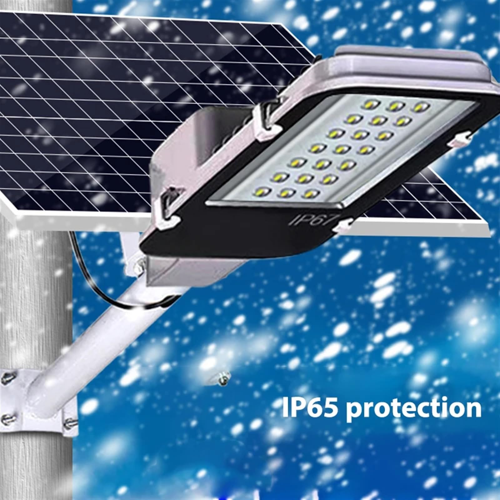 Lampa solarna zewnętrzna, Lampy solarne Zewnętrzne, super jasne, dzielone słoneczne latarnie uliczne Wodoodporna dioda LED Solarne lampy uliczne Podwórkowe lampy uliczne Bezpieczeństwo Powódź Oświetle