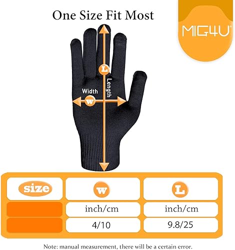 Miniatura 7 de MIG4U Guantes de belleza hidratantes para pantalla táctil, guantes de dormir grandes para hombres, spa, manos secas, loción nocturna, protección UV,