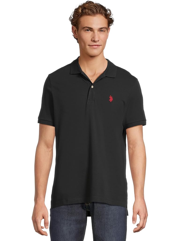 U.S. POLO ASSN. Slim Fit Solid Pique Polo Shirt