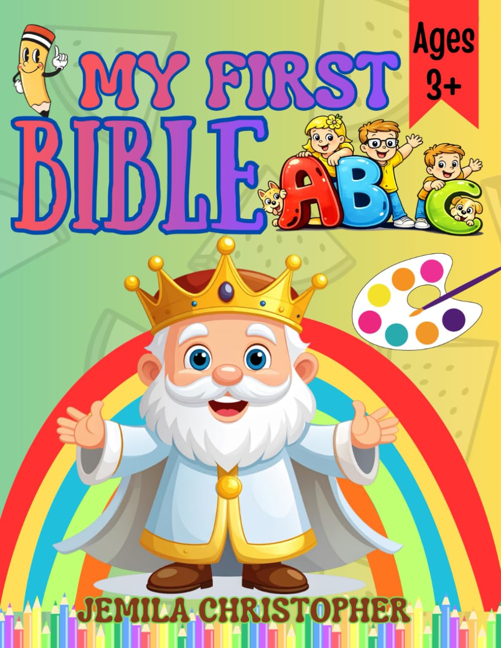 My First Bible ABC: Learn, Trace and color
