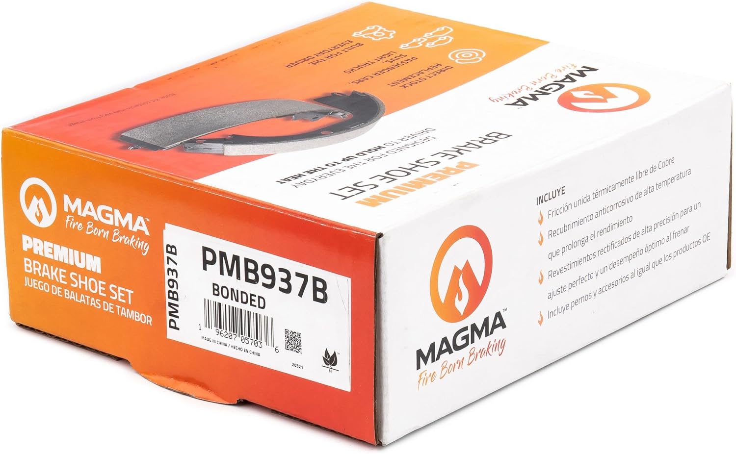 MAGMA Fire Born Braking PMB937B Brake Shoes