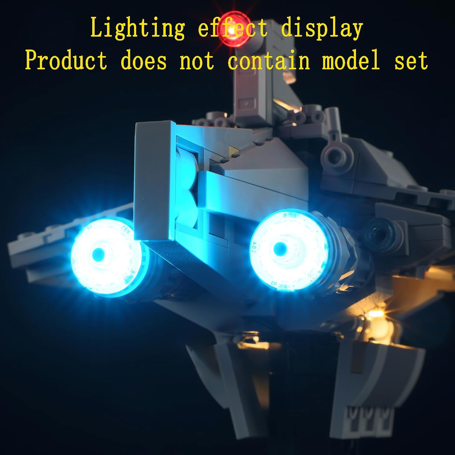 GEAMENT LED Light Kit Compatible with Lego Acclamator-Class Assault Ship Building Blocks Model - Lighting Set for 75404 (Model Set Not Included)