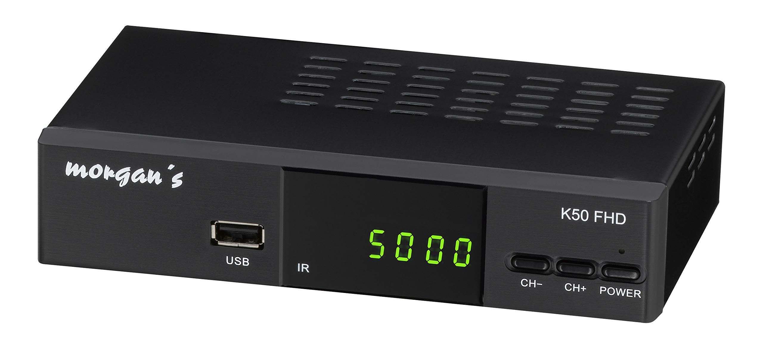Morgan`s K50 FHD digitaler Full HD Kabel-Receiver - USB Aufnahme Funktion & Timeshift, Umstieg Analog auf Digital, (HDTV, DVB-C / C2, HDMI, Scart, Mediaplayer, USB, 1080p), [automatische Installation]