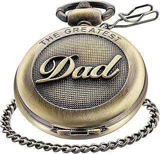 Tazweeq Retro Quartz Pocket Watch for Dad