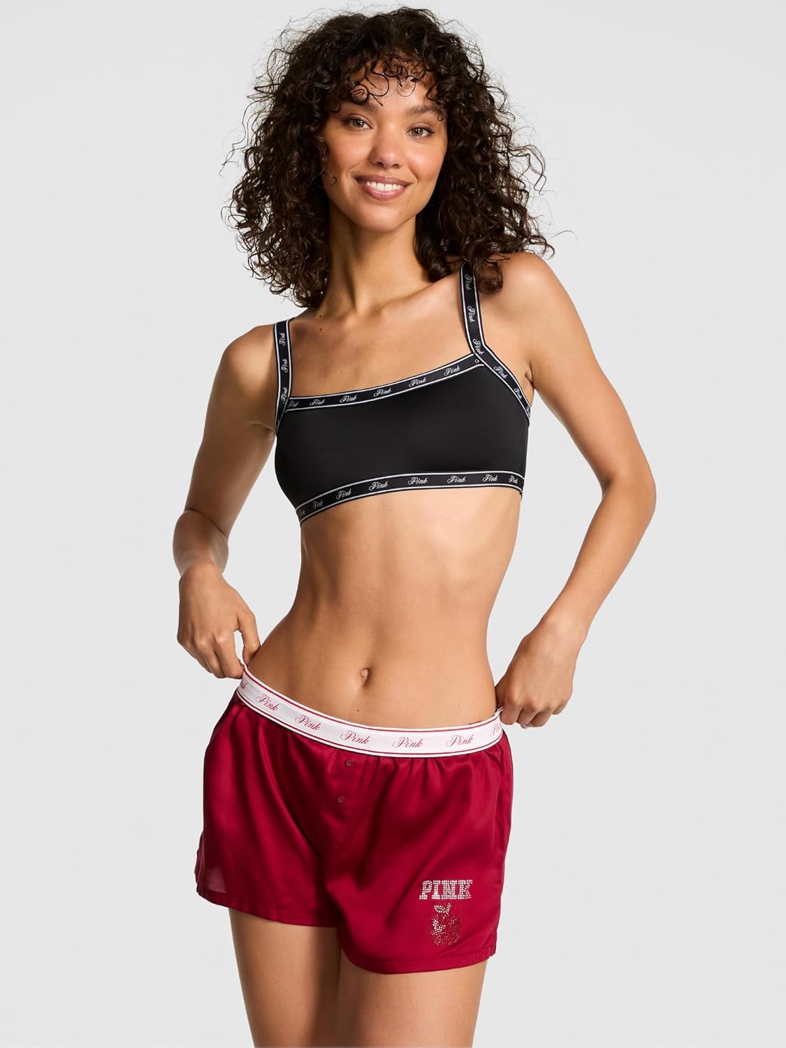 Victoria's Secret PINK Women's Sleep Boxy Pajama Shorts (XS - XL) - Image 2