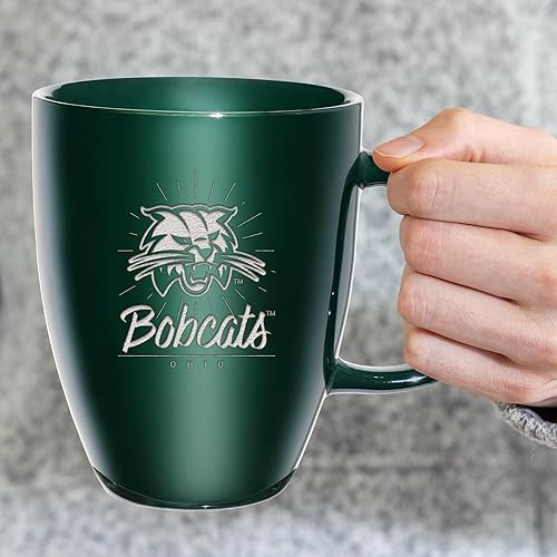 Vista 135 de Rico Industries NCAA - Taza de cerámica con grabado láser, 18 onzas, café y té