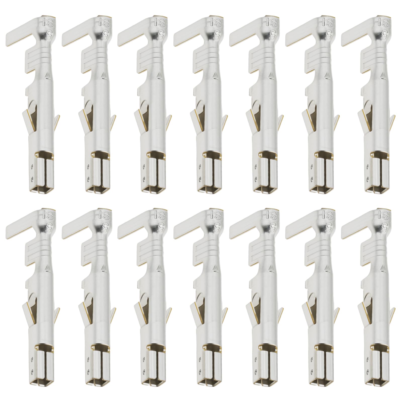 EMSea 100Pcs 5556 Mini Fit Jr Crimp Female Connector 39-00-0038 Fit 18-24 AWG Wire for ATX EPS PCI-E PCIE Compatible with Molex Jr 5558 Male Pins