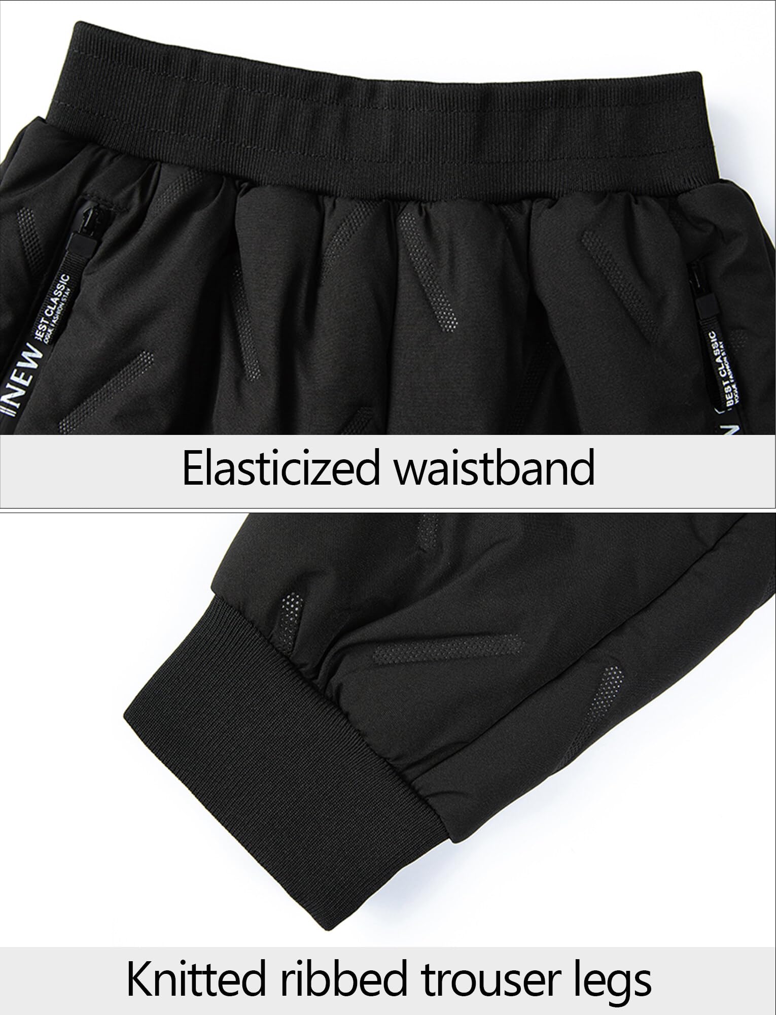Pantaloni In Pile Bambino Inverno Caldo Pantaloni Impermeabili Ragazzo Ragazza Taglio - Vento Pantaloni Addensare con Tasca Zippata 5-13 Anni
