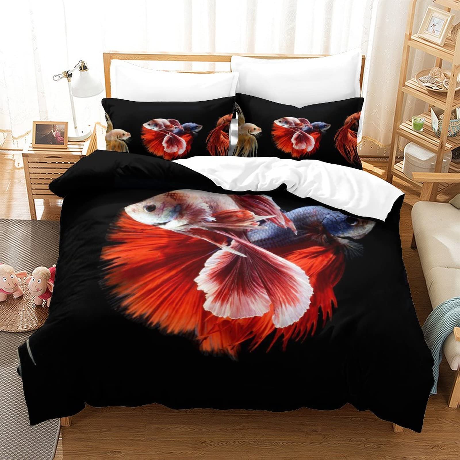 Housse de couette 3D Betta en microfibre supérieure de qualité durable