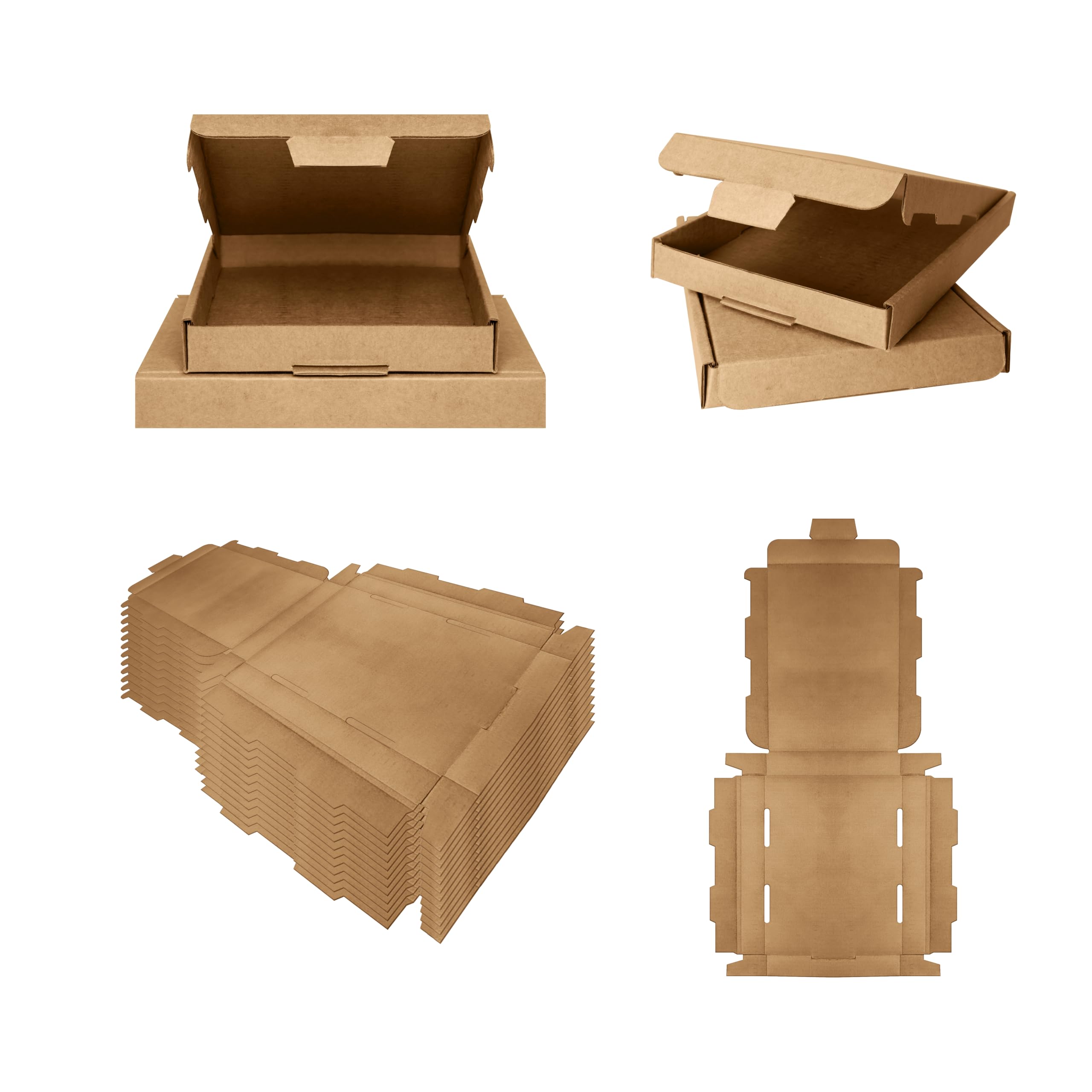 C4 C5 C6 Royall Mail Large Letter Boxes PIP Strong Cardboard Postal Mailing Boxes for Shipping Documents & E-commerce Sold by Packaging Solutions (1000, Brown/Manilla, C6/A6 - (120 x 163 x 20 mm))
