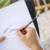 Vista 7 de Ticonderoga - Lápices con estuche de madera, grafito, #2 HB suave, negro (13953) (Paquete de 6, 72 unidades en total)