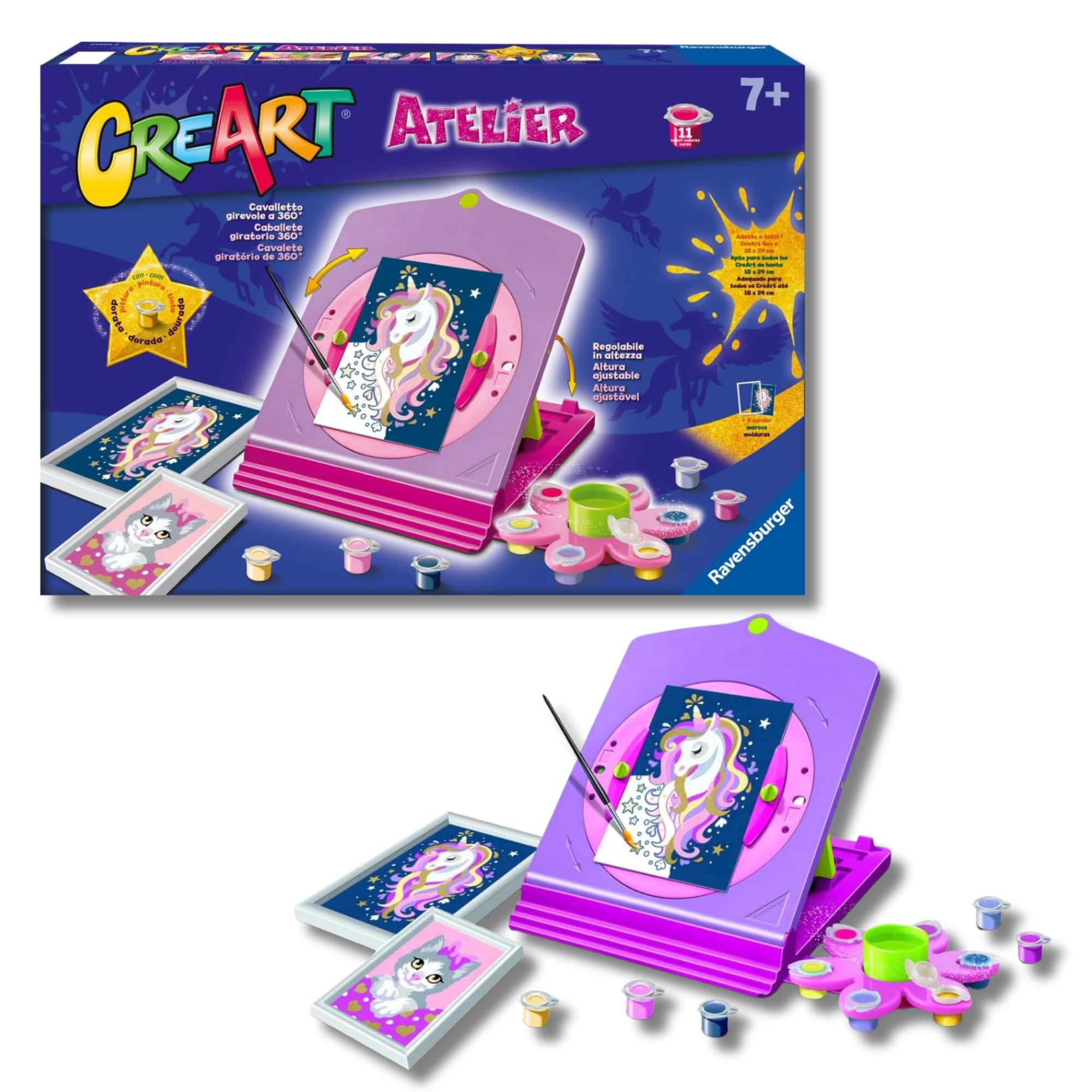 Ravensburger Malen Nach Zahlen 28016 Pintura Guiada Por Números Con Diseño De Un Brillante Cielo Estrellado, Para Niños A Partir De 9 Años