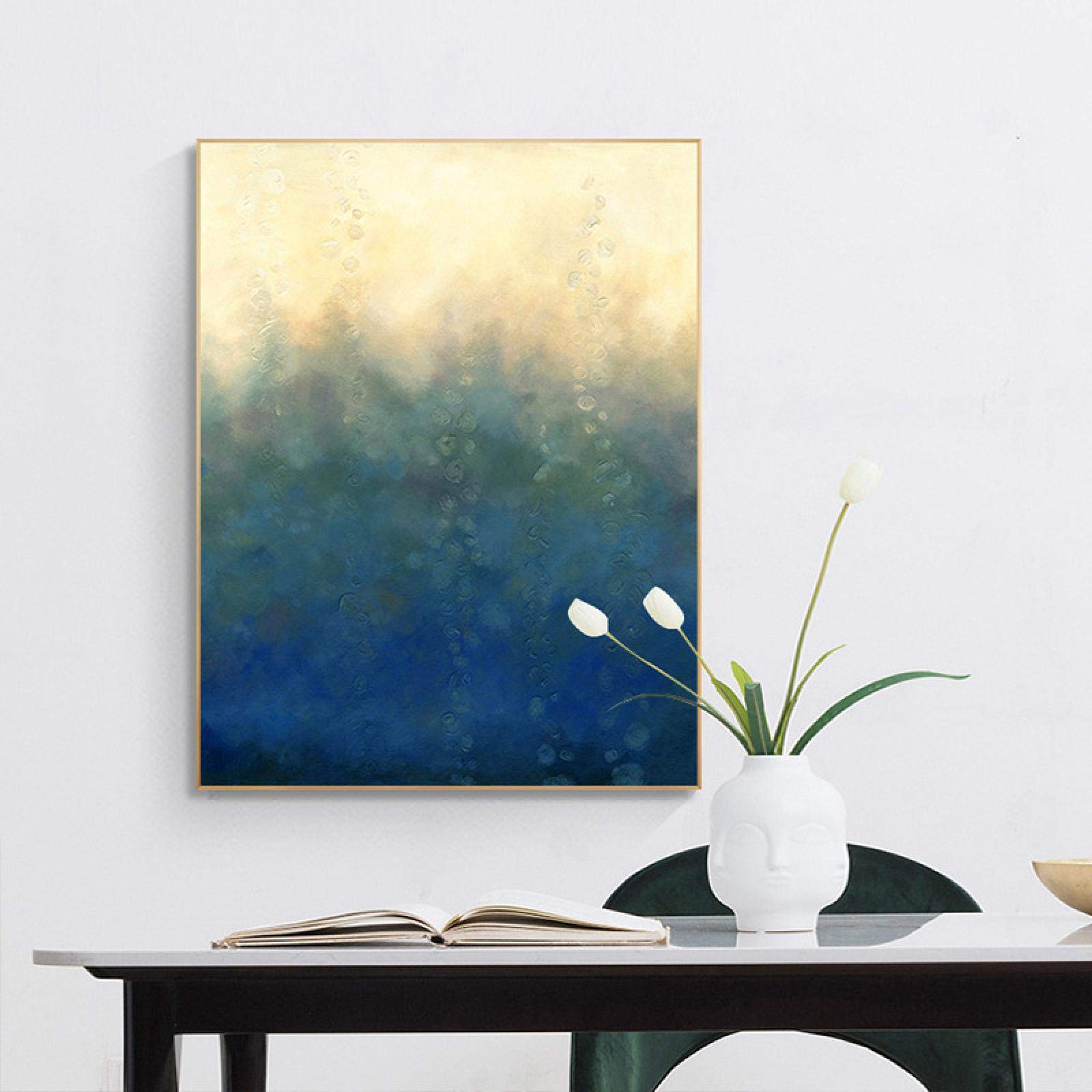 Art mural abstrait 50x70cm Image moderne pour mur vide salon - 6