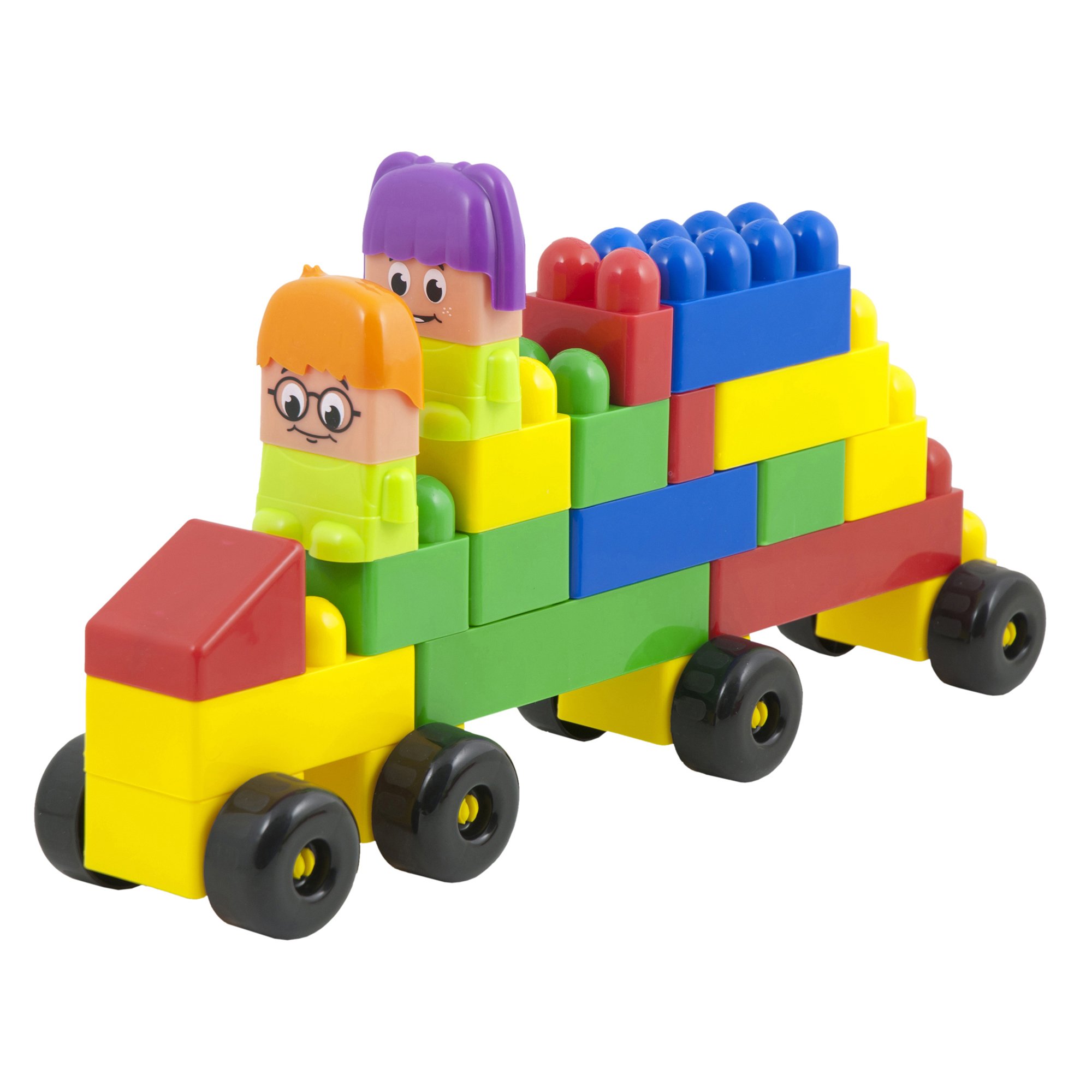 MINILAND EDUCATIONAL 32337 Super Block gra klockowa, 64 części