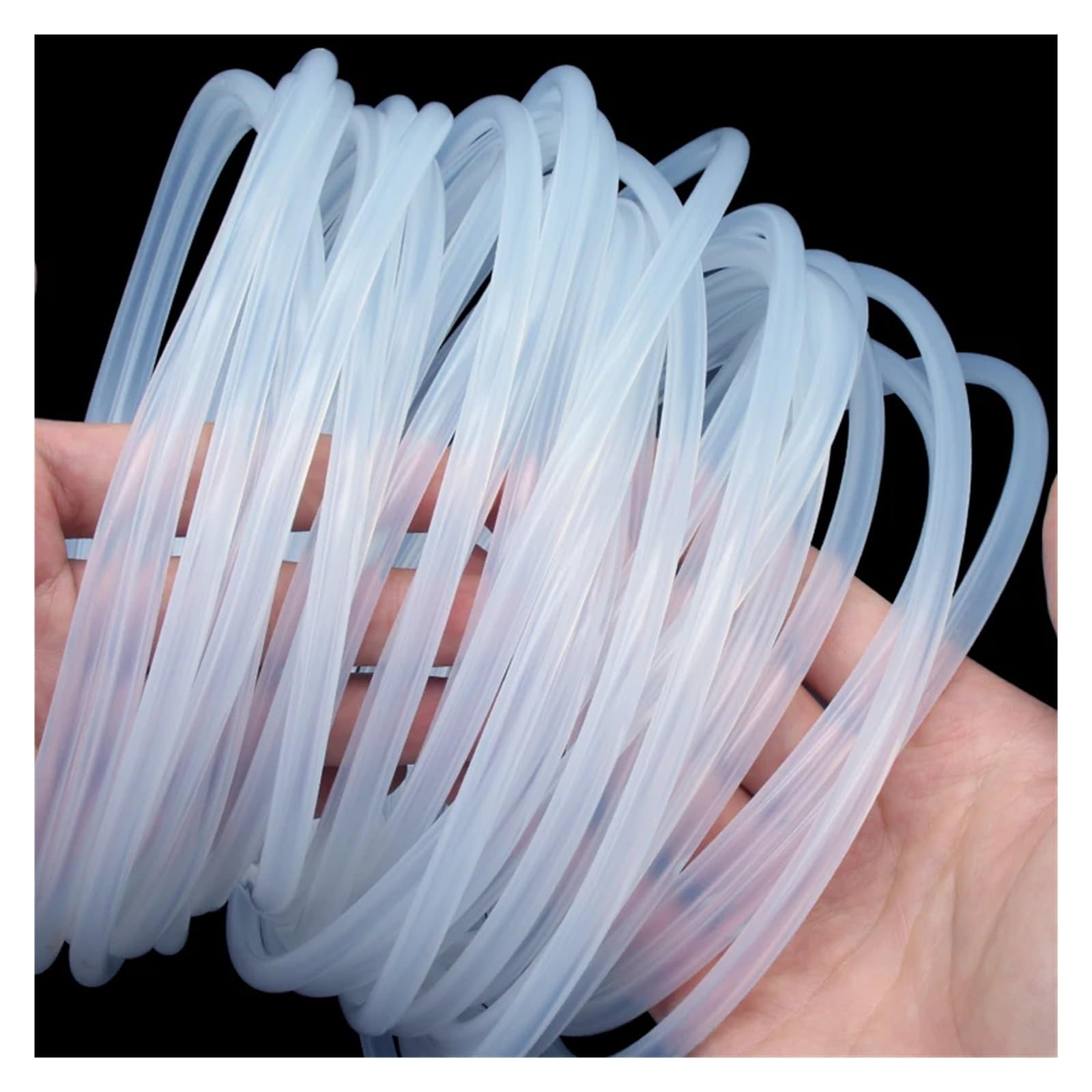 1–10 m langer Silikonschlauch for Schlauchpumpen, Innendurchmesser 0,5–25,4 mm, transparent, hochtemperaturbeständig, for Labore.(3 meters,ID 19mm OD 31.6mm)