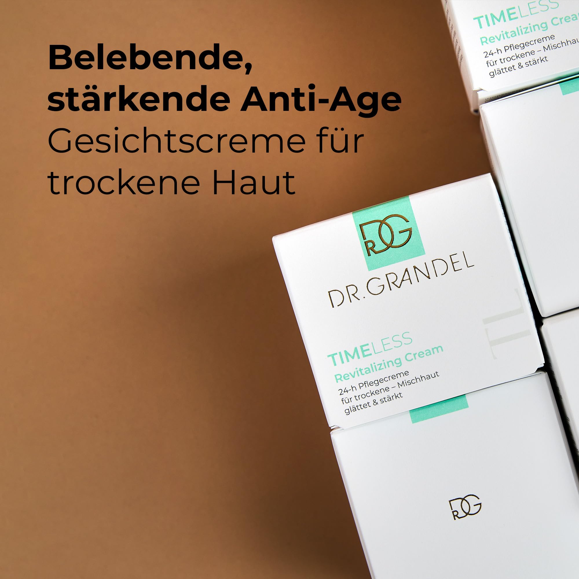 DR. GRANDEL TIMELESS Revitalizing Cream 24-Stunden-Gesichtscreme 50 ml | Anti-Aging Pflege für Gesicht, Hals & Dekolleté, mit Buchenknospen-Extrakt & Ceramiden, trockene bis Mischhaut