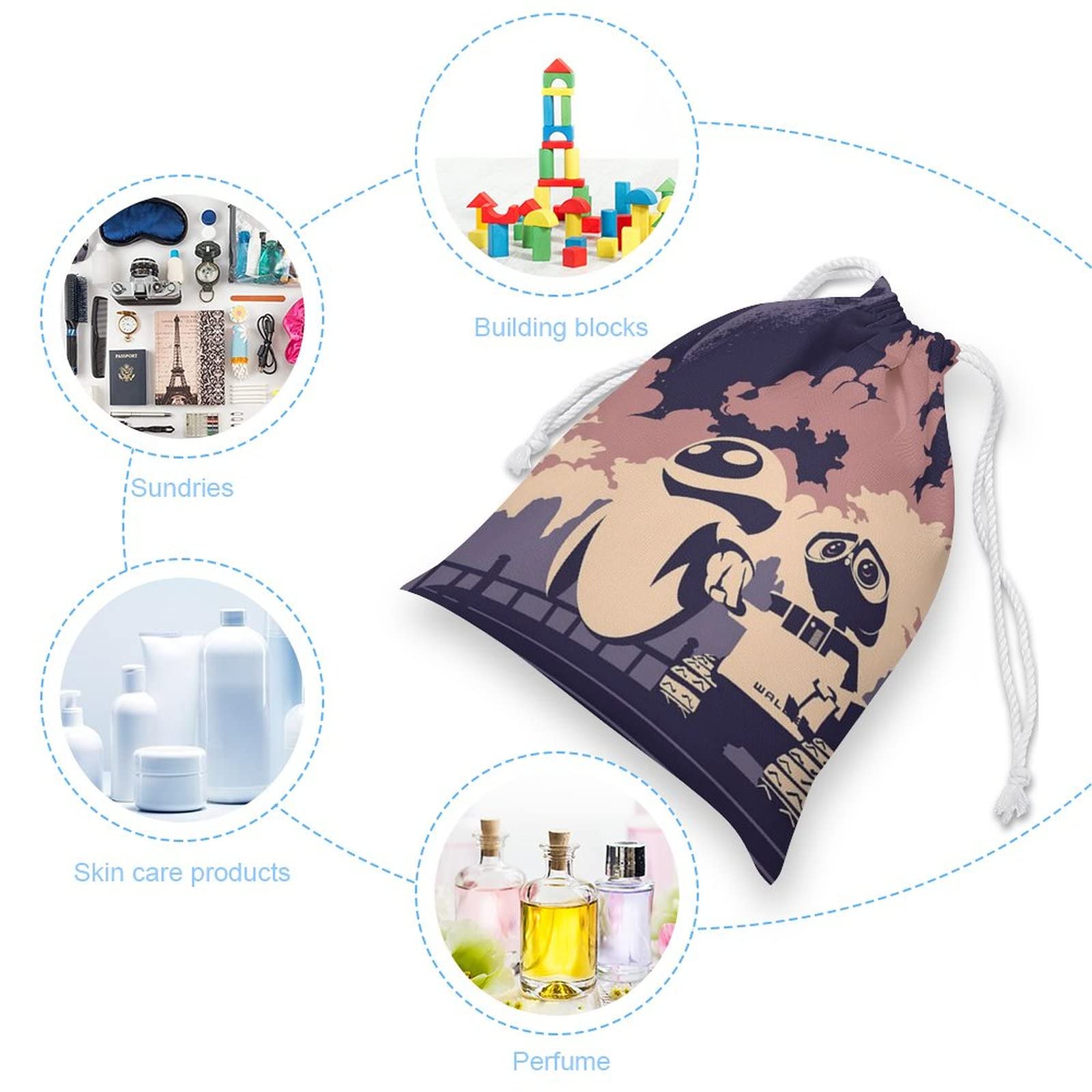 Amazon｜ウォーリー イブ 巾着袋 給食袋 収納袋 コップ袋 小物入れ 