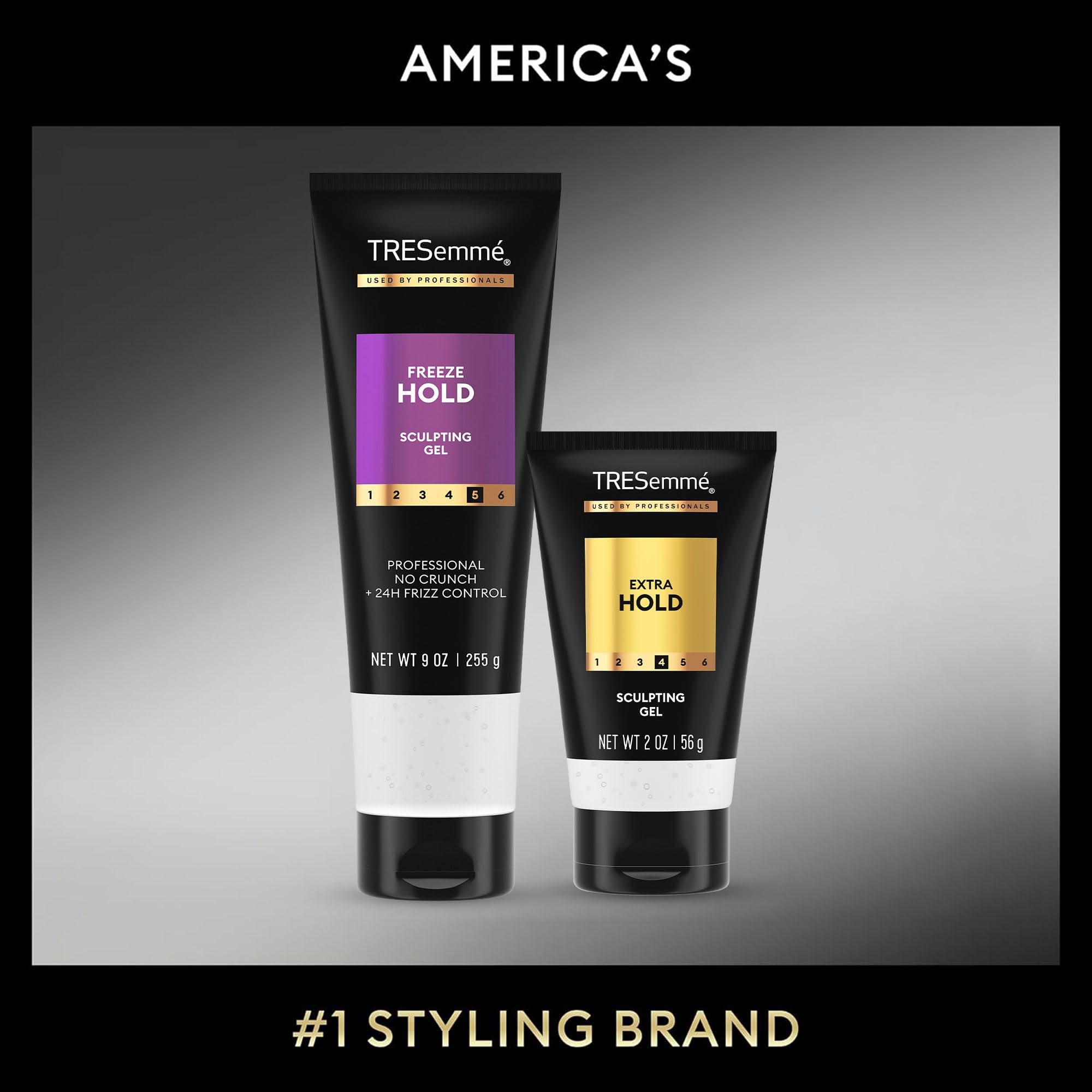 TRESemmé Mega Control Hair Gel 4-Pack with Keratin Repair Mask