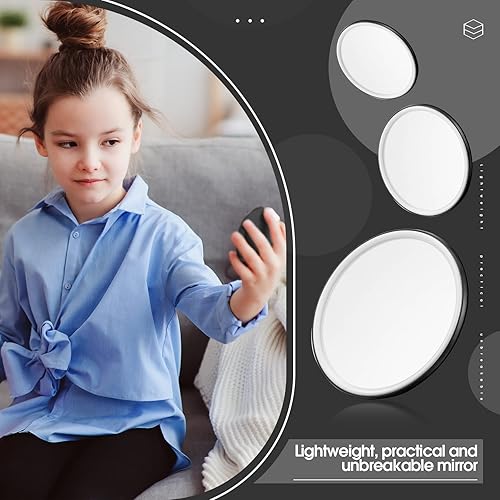 Miniatura 6 de Hoolerry 24 piezas de espejo compacto inspirador redondo portátil espejo de bolsillo You're Awesome Apreciation Thank You Regalos para hombres,