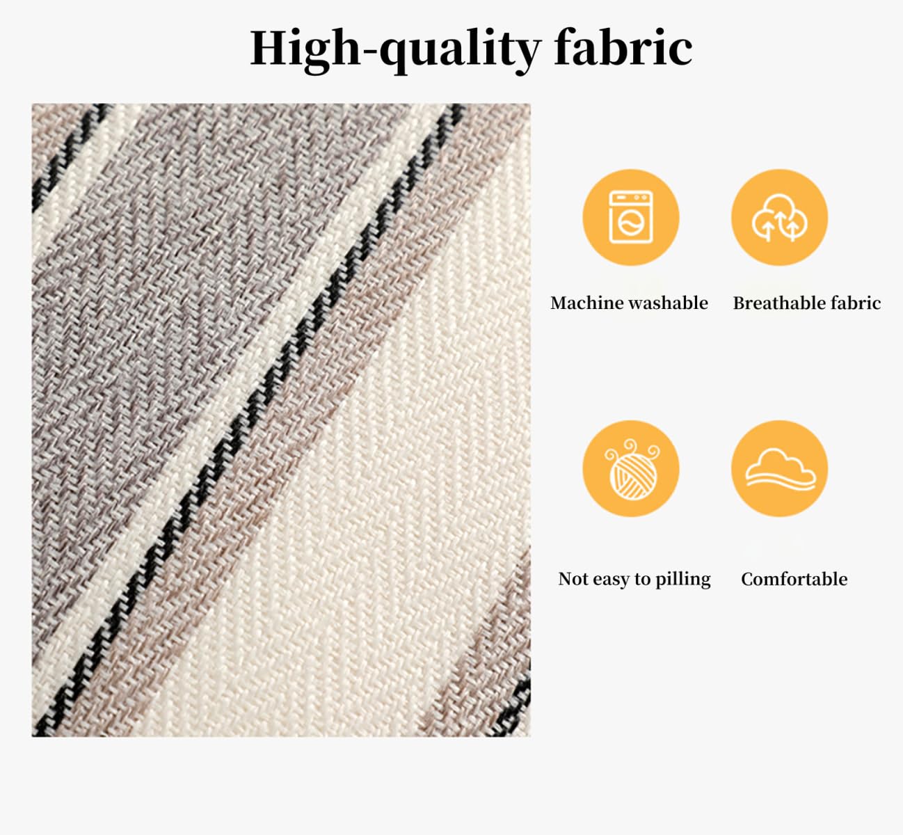 Bohême Taies d'oreiller 70 x 90 Housse Coussin Lin Lot de 2, Taie Oreiller Mandala Housse de Coussin Impermeable pour Salon Lit Jardin, Douce & Respirante avec Fermeture Éclair Invisible S6-687