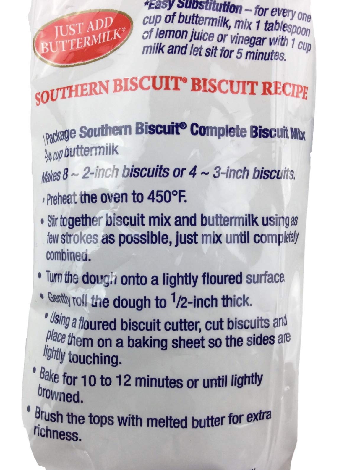 Southern Biscuit Formula L Complete Mix 7 Oz (4 Bags) with Miss J’s