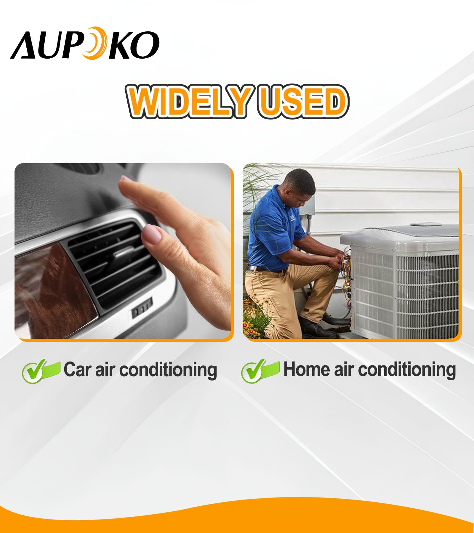 Aupoko Kit iniettore olio AC, iniettore olio R134A con attacco rapido lato basso R1234YF, iniettore di olio per tintura HVAC con connettore SAE da 1/4", per sistema refrigerante R134A R22 R12 R1234YF