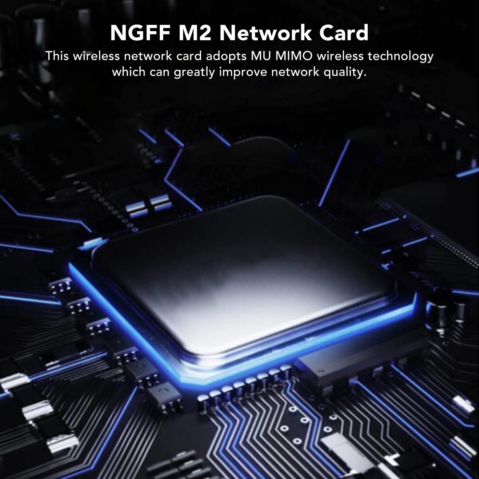 Gavigain WiFi 6 Wireless Card Laptop Wireless NIC RTL8852AE 1800Mbps NIC NGFF M2 Network Card Support Win 10 11