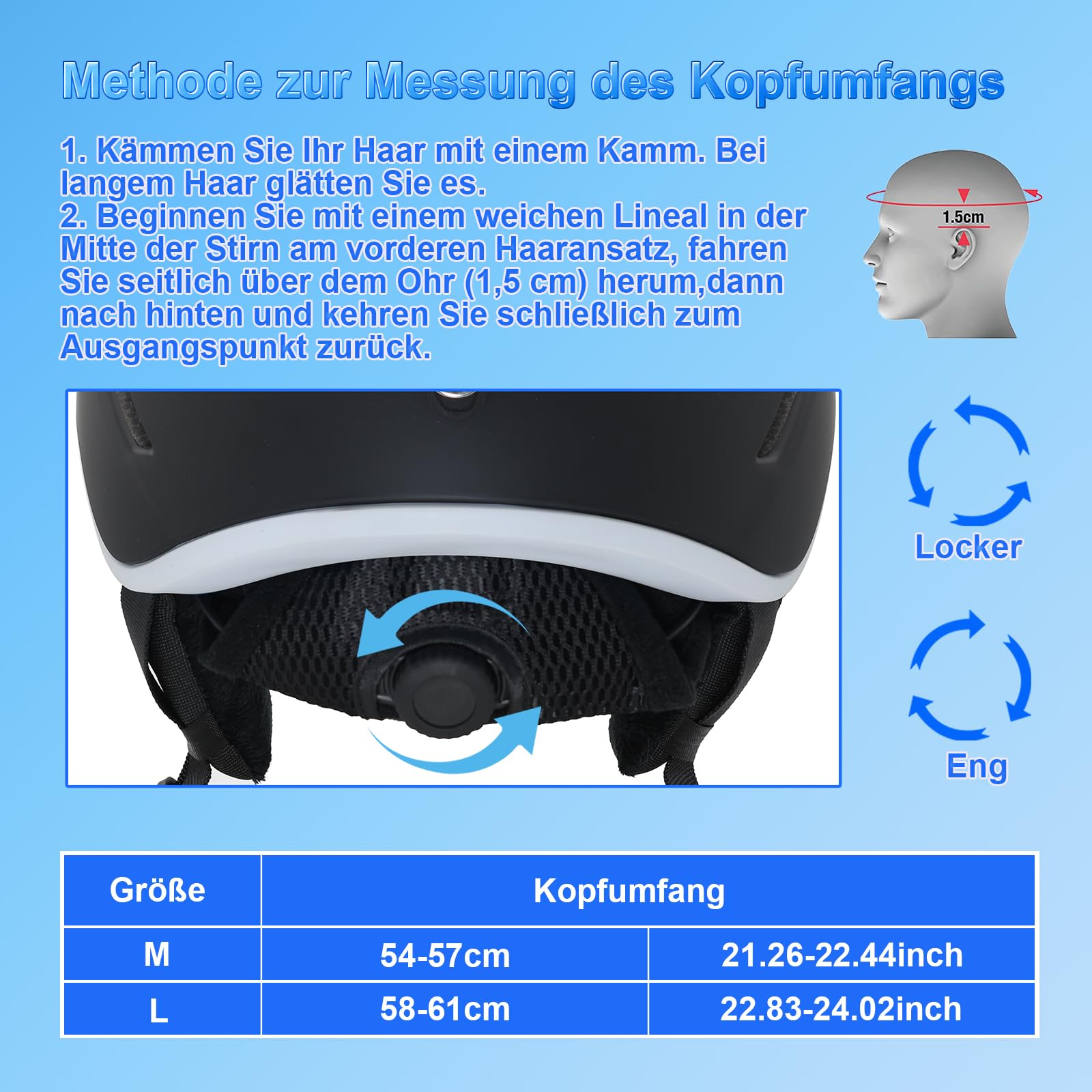 Skihelm Damen Herren Schneesporthelm für Skifahren/Snowboard mit Belüftungssystem, Schneehelm für Erwachsener & Jugend