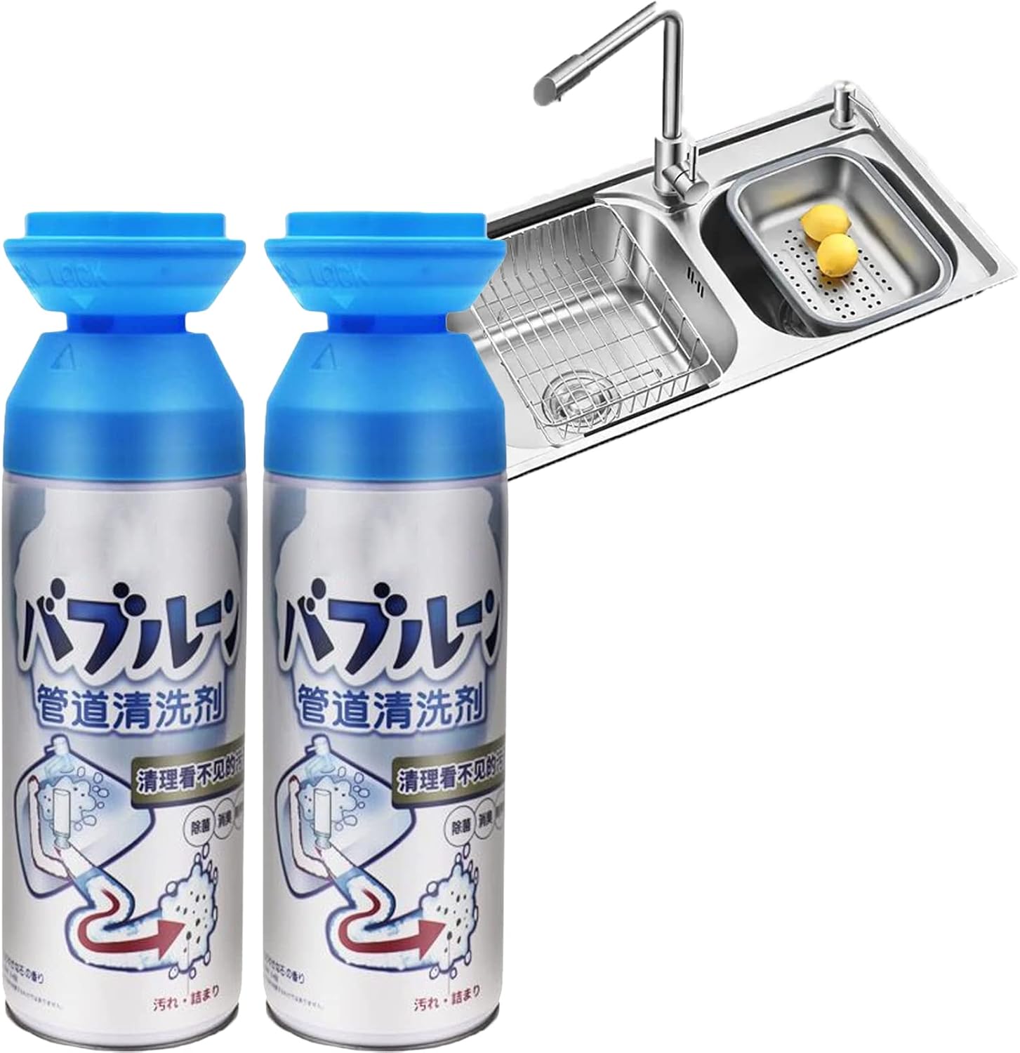 Herios Drain Foam Cleaner Breaks Down Grease in Sewer Lines