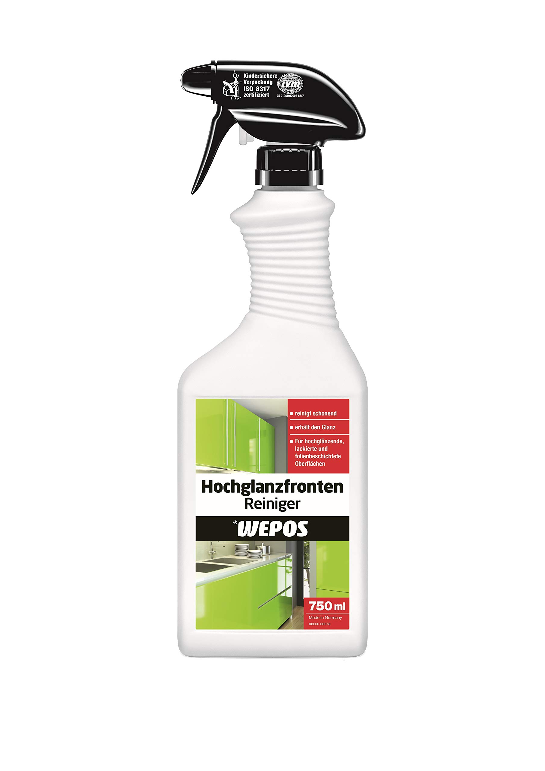 Wepos Hochglanzfronten Reiniger 750 ml