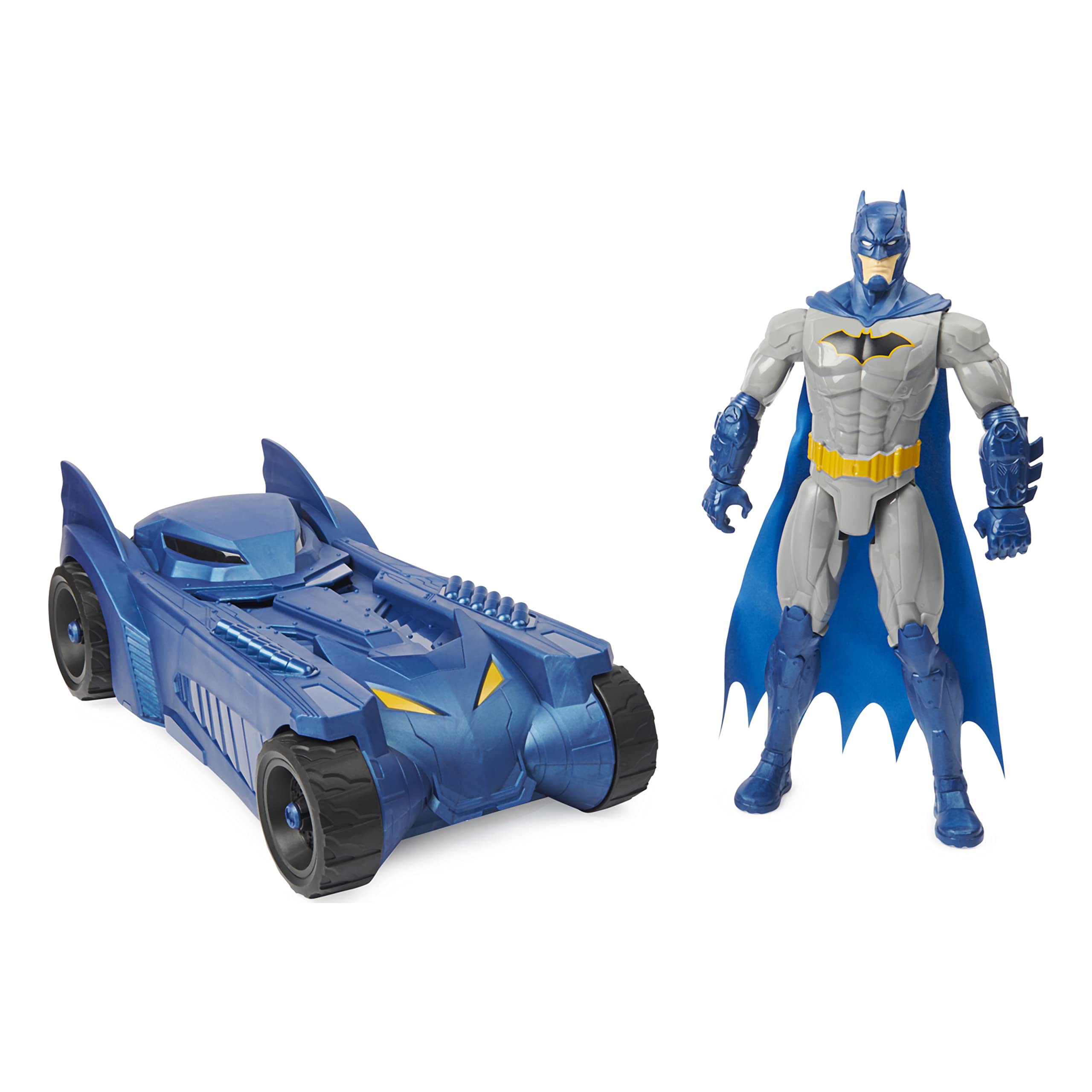 DC Comics, Batman 12inch Batman Action Figure and Batmobile Vehicle