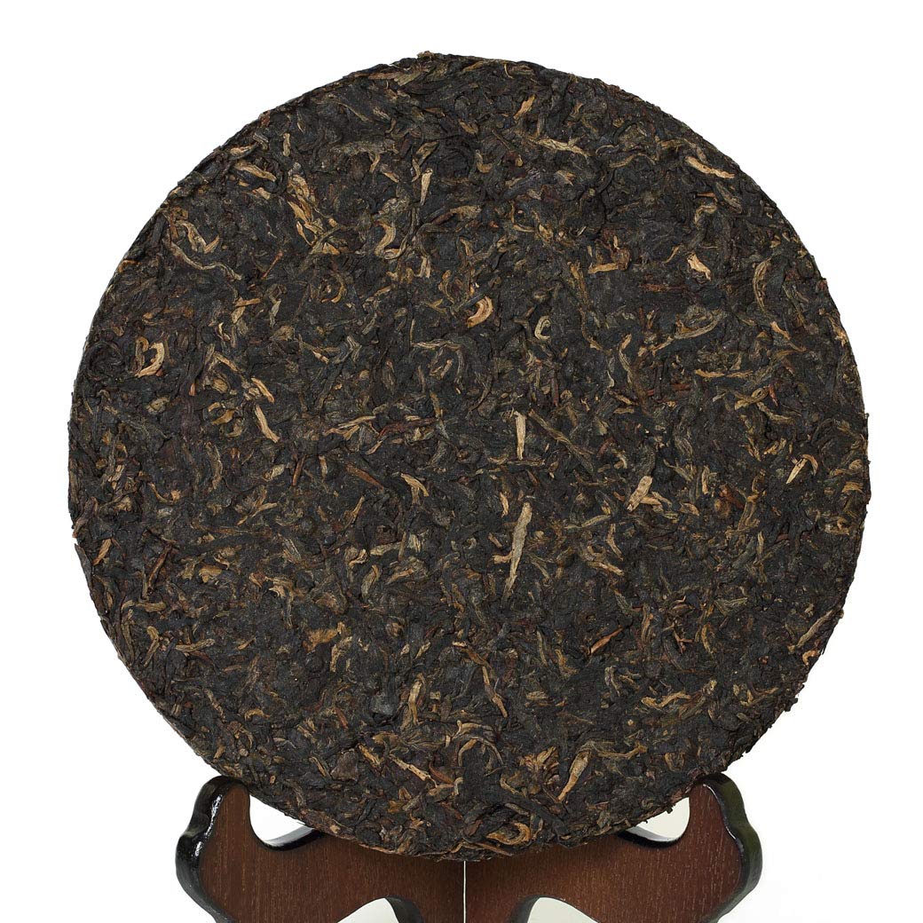 Puerh Tea - Raw Pu erh Tee Cake - 357g 12.59oz 2007 Year 357g Nanqiao Iron Cake - Chinese Yunnan Puer Pu'er Tea Pu-erh Tee