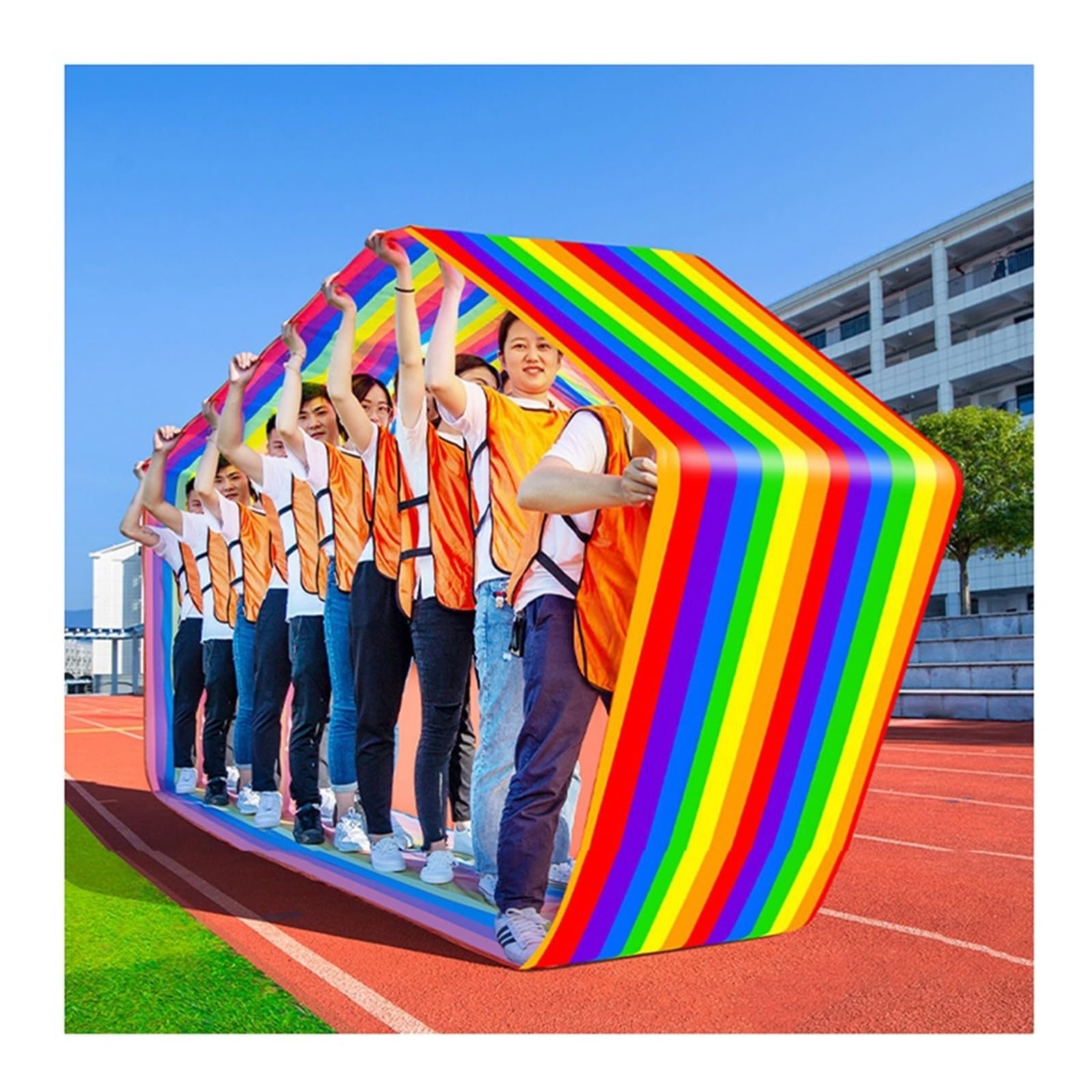 juegos de trabajo en equipo. Juego de Team Building IEOWY, tapete for correr, juego de carnaval al aire libre for días de campo, juego de fiesta de cumpleaños en el patio trasero(Adult 8M/26FT)
